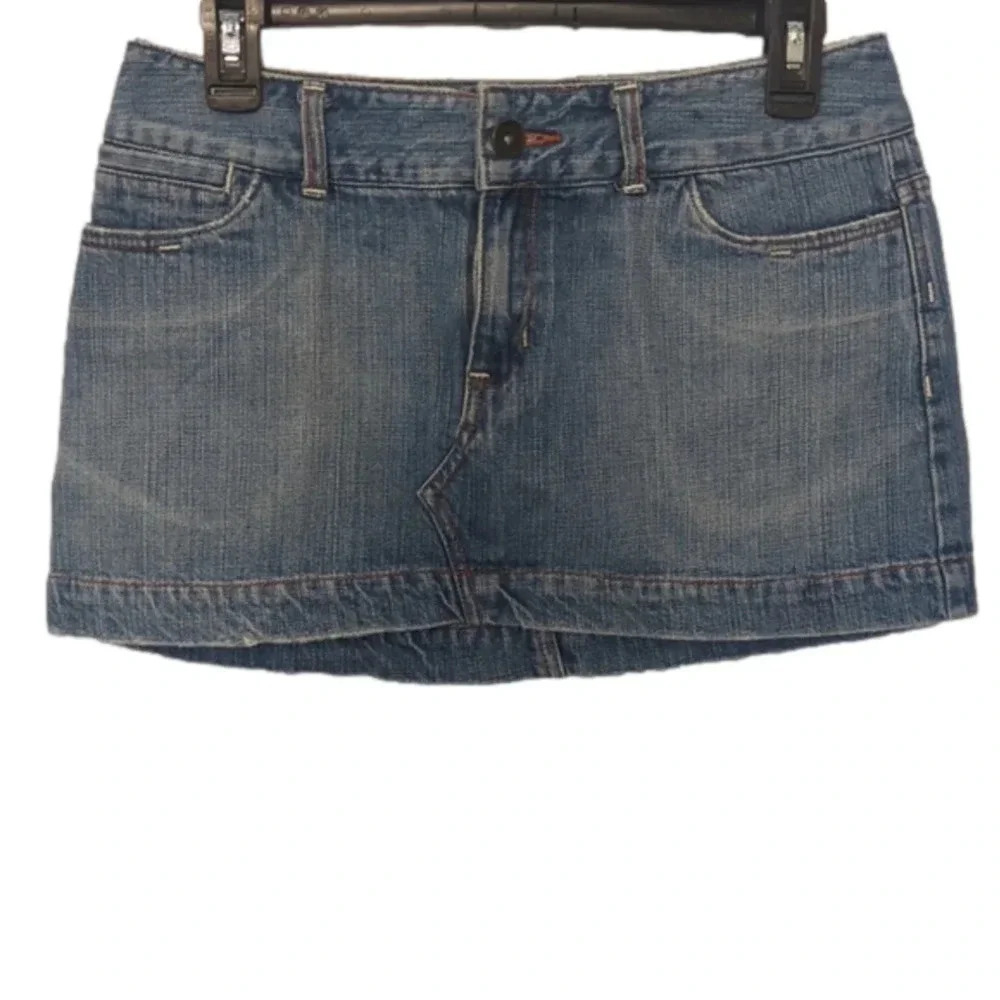 MOSSIMO denim junior jean mini skirt